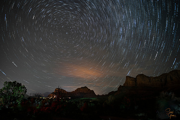 Star Trails - Sedona