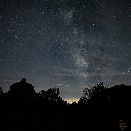 Milky Way and Bell Rock - Sedona