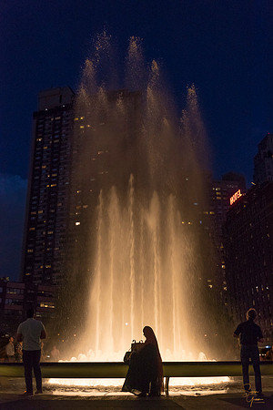 Resting at the Fountain - Lincoln Center, NYC