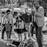 Freddie Dunn Busking at DuPont Circle