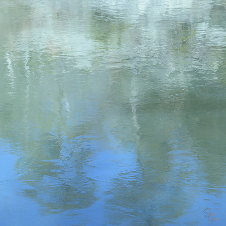Winter Ice -1     30 x 30"