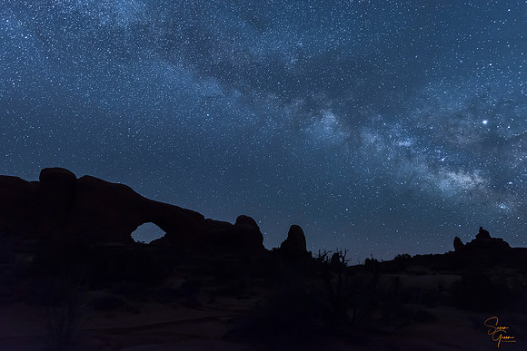 Milky Way at Arches National Park, Utah