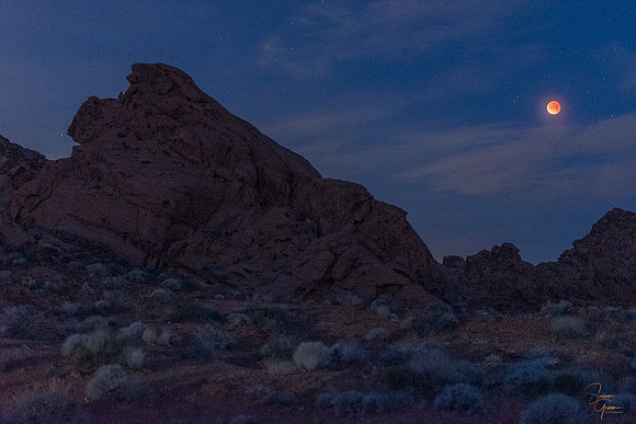 2018 Lunar Eclipse - Valley of Fire State Park, NV